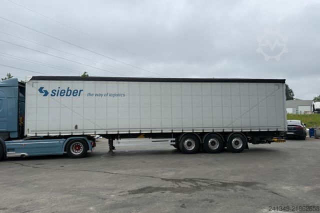 Open semitrailer with tarp  Andere Marke | Zahnd 3A