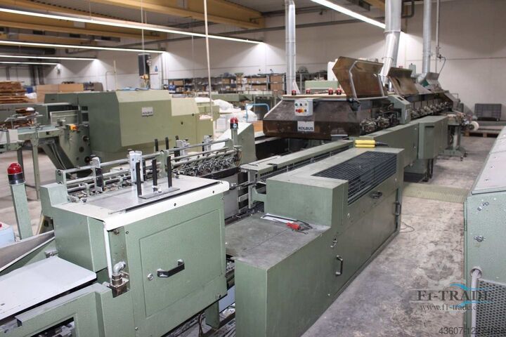 Perfect Binder with endsheet feeder Kolbus Ratiobinder KM 470