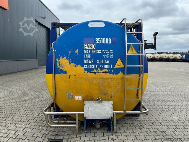 Tank container Van Hool 35.000L / 1-comp. / 20FT swapbody / T7 / EMKD /...