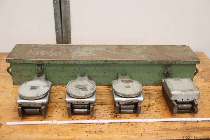 Maschinen-Transportrolle Panzerrolle 4 Stück unbekannt Auflagehöhe 110 mm