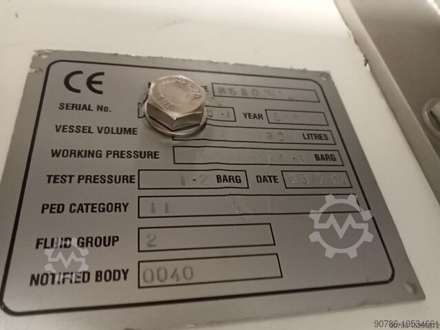 KEK Kemutec rotierende Siebmaschine Sieb