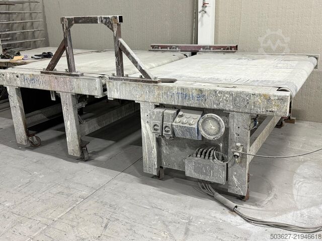 Curtain coater, curtain coating machine, lacquer pouring hymmen gietmachine 