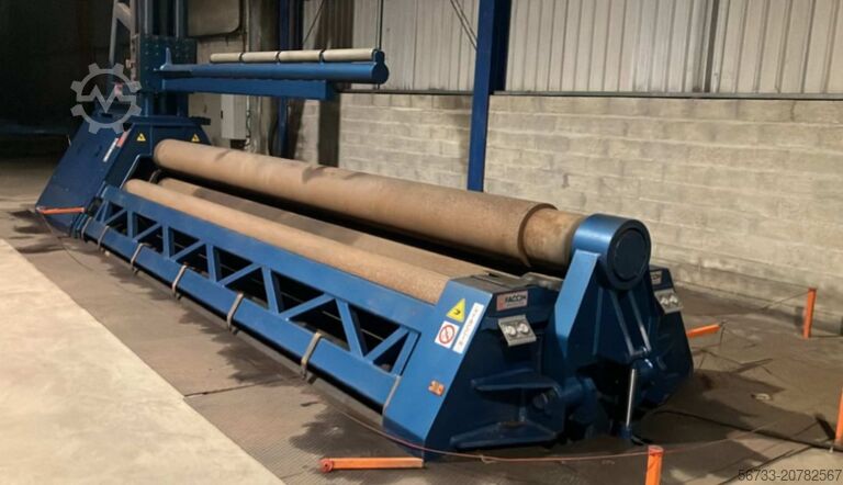 Hydr. Vierwalzen-Rundbiegemaschine FACCIN 4HEL 6500 x 7/5 mm CNC