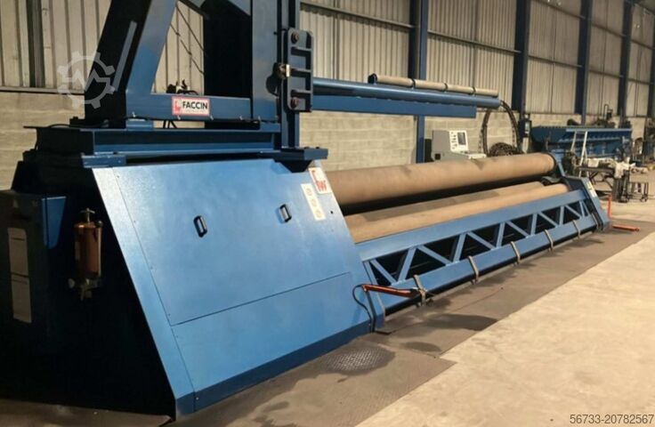 Hydr. Vierwalzen-Rundbiegemaschine FACCIN 4HEL 6500 x 7/5 mm CNC