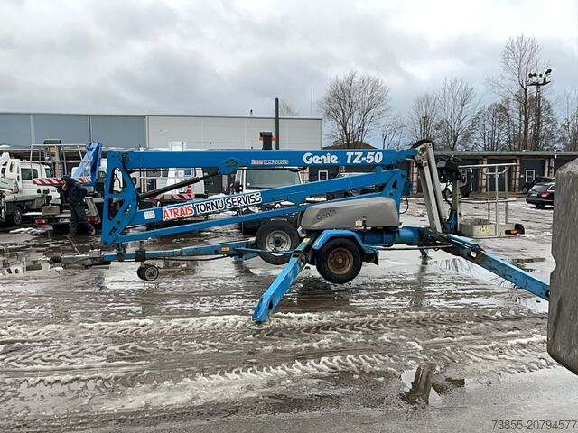 Trailer-Mounted Boom Lift Genie TZ-50 DC w/Drive (17m)