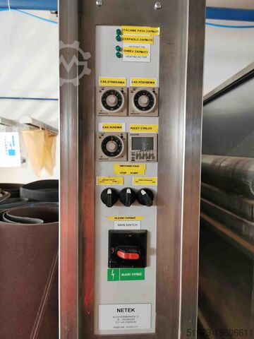 Washing machine for sanding bands Netek Washing machine