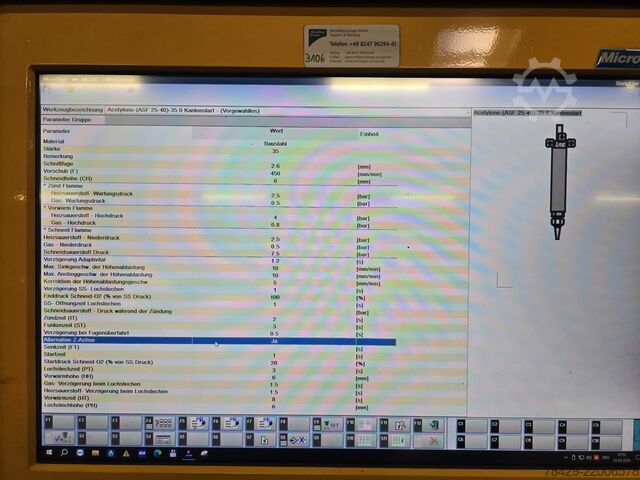 Oxy-fuel cutting system with drilling/tapping MicroStep CombiCut GBk 6001.20