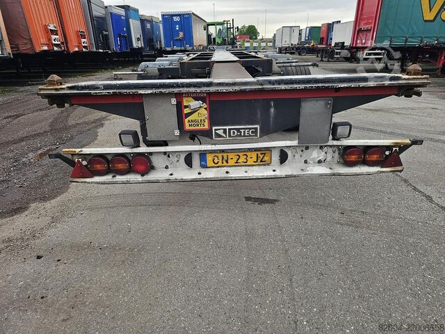 Container transport D-TEC FLEXI TRAILER | ALL CONNECTIONS | BPW DRUM. APK...