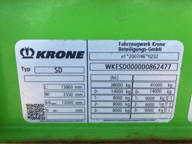 Semitrailer Krone Profi Liner Standard