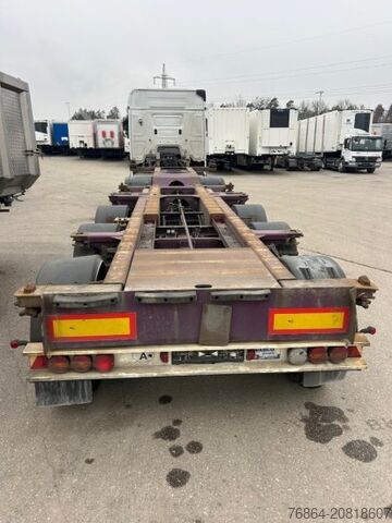 Auflieger-Wechselfahrgestell  M&V CHASSIS LIFTACHSE MITTE-HECKAUSSCHUB