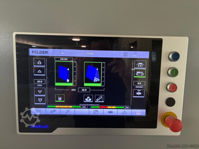 Breitbandschleifmaschine Felder FW 1102 perform