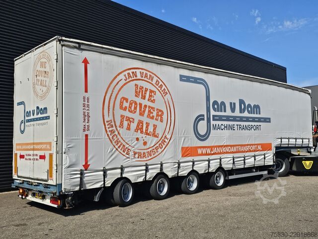 Tieflader ES-GE 4STL48 / 4 AXLE / SLIDING ROOF / EXPANDABLE / L...