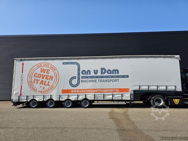 Tieflader ES-GE 4STL48 / 4 AXLE / SLIDING ROOF / EXPANDABLE / L...