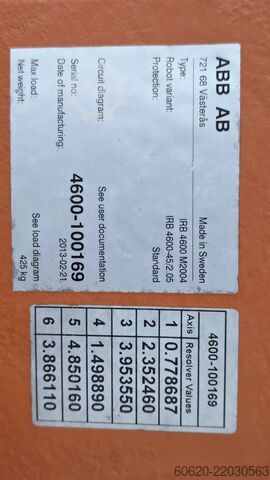 Industrieroboter ABB  IRB 4600-45/2.05 ABB IRB 4600-45/2.05 Type C