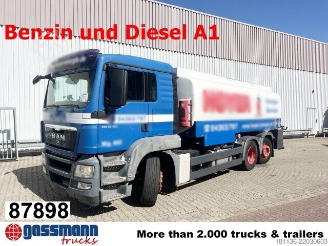 Tanker truck MAN TGA 26.400 6x2-4 BL, A1, Lenk-/Liftachse, ADR,
