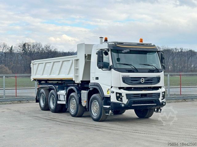 Tipper truck VOLVO FMX 410 Kipper 6,00m + BORDMATIC * 8x4 * TOP
