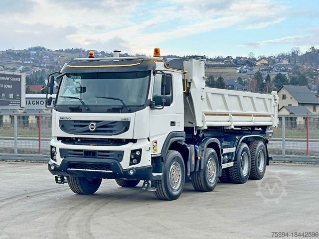 Tipper truck VOLVO FMX 410 Kipper 6,00m + BORDMATIC * 8x4 * TOP