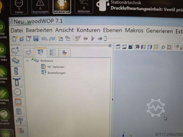 CNC Nesting machine with MATRIX-table HOMAG CENTATEQ N-800