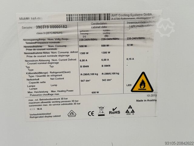 Kühltruhe, Tiefkühlschrank AHT Miami 185 AHT Miami 185