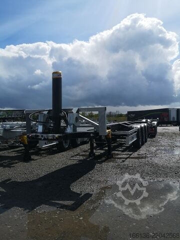 Semitrailer Fliegl Kipp-Container-Chassis SDS 380 30 Fuß