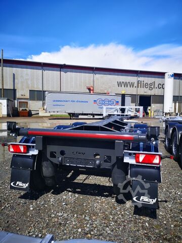 Semitrailer Fliegl Kipp-Container-Chassis SDS 380 30 Fuß