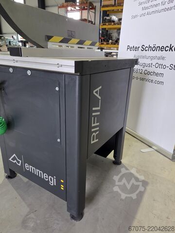 Table saw Emmegi Rifila 350 mit 2 neuen Rollenbahnen