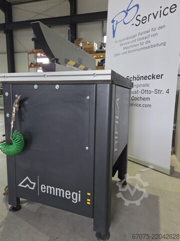 Table saw Emmegi Rifila 350 mit 2 neuen Rollenbahnen
