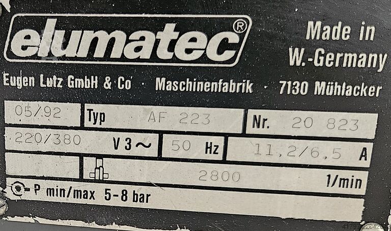 Elumatec AF 223 Elumatec AF 223