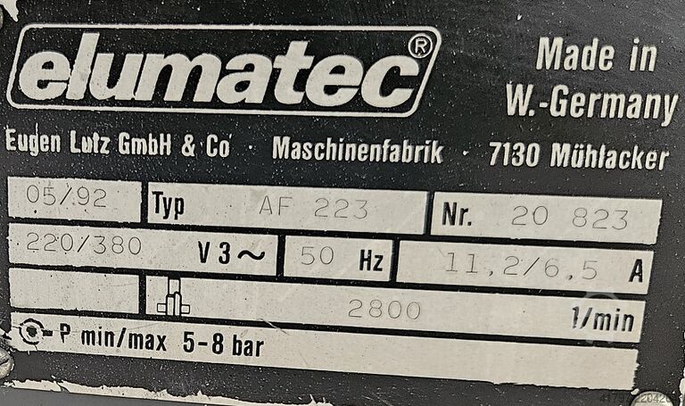 Elumatec AF 223 Elumatec AF 223