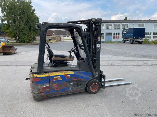 Elektro 3 Rad-Stapler Linde Linde E 16 // Duplex // 3+4 Ventil / Batterie 2022