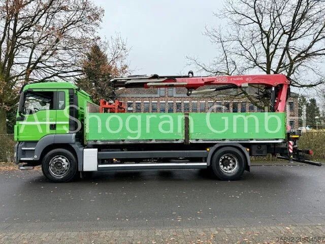 Platform trailer MAN TGS 18.360 Fassi F145AS22 Baustoff/Eu5