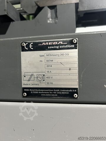 Band saw Meba MEBAswing 260 DG