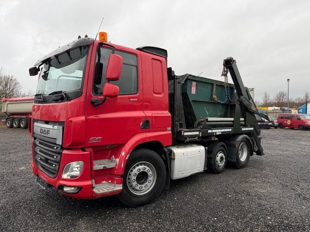 Skip truck DAF CF 400 /Absetzkipper  6X2 / E6 /378 TKM /HU10-26