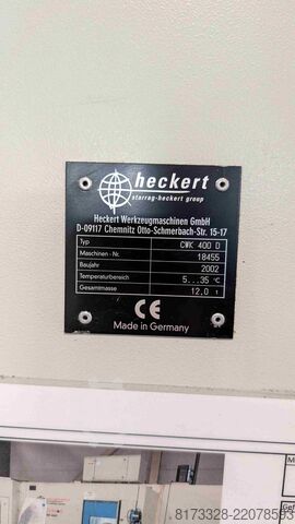 Horizontal machining center starrag Heckert CWK 400 D