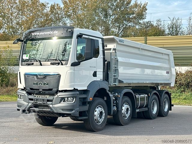 Tipper truck MAN TGS 41.480 BB 8X4 Euromix Mulden Kipper HARDOX