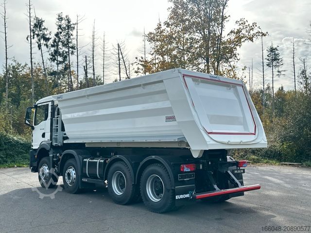 Tipper truck MAN TGS 41.480 BB 8X4 Euromix Mulden Kipper HARDOX