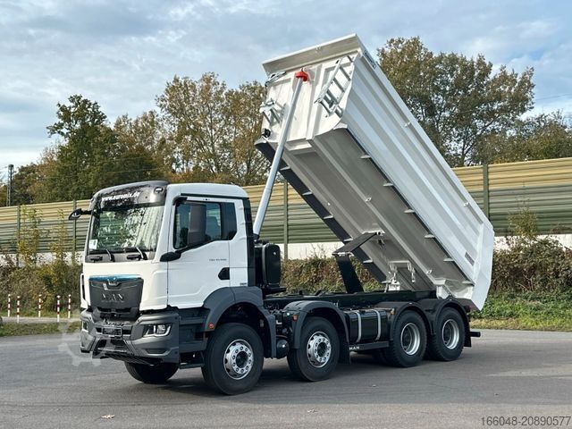 Tipper truck MAN TGS 41.480 BB 8X4 Euromix Mulden Kipper HARDOX