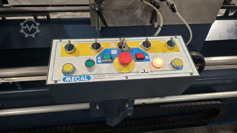 Mecal double-head cutting-off machine MECAL Argus SW 455