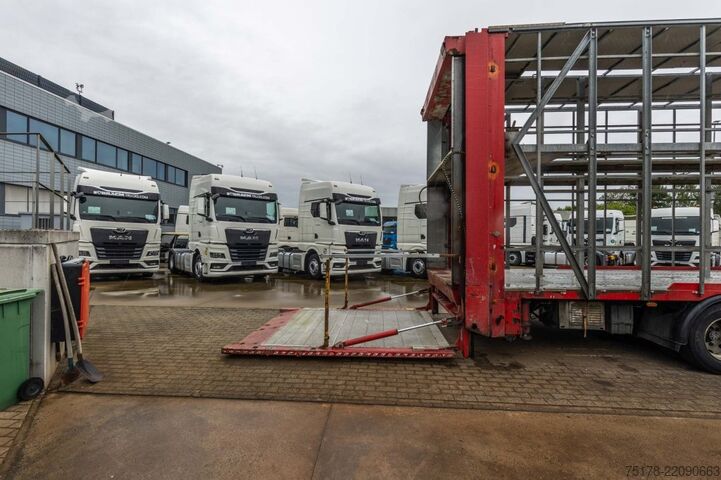 Tarpaulin LECITRAILER CUELLO CISNE 3E-RD+DOUBLE ETAGE+DHOLLANDIA 2TON