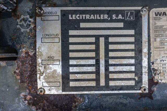 Tarpaulin LECITRAILER CUELLO CISNE 3E-RD+DOUBLE ETAGE+DHOLLANDIA 2TON
