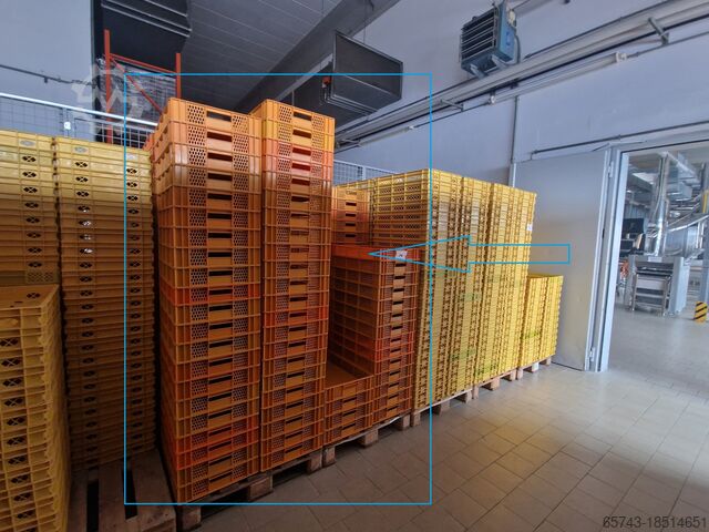 Bakery boxes 60x40x9 cm, yellow  60x40x9