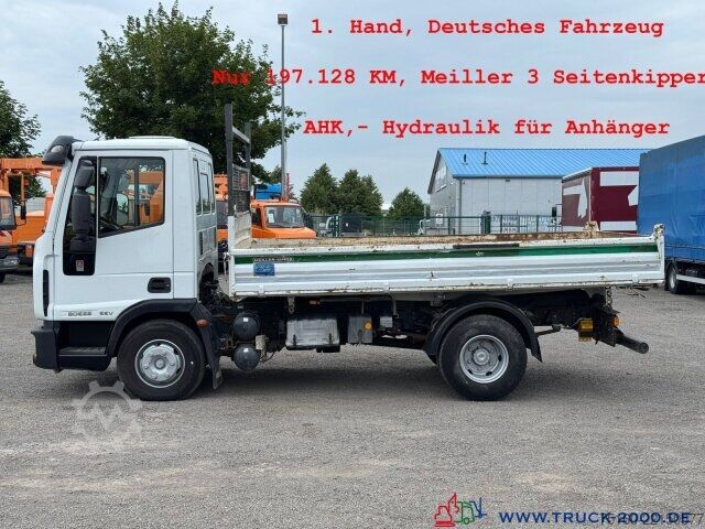 Three-way tipper van Iveco EuroCargo 80E22 3 S. Meiller Klima AHK NUR 197TKM