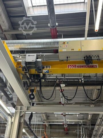 Einträger-Brückenkran mit Hubwerk, Kranbrücke 5 Tonnen, Spurweite 4650 mm, Kranhimmel, Einträgerkran DEMAG - KONECRANES CTX40410050P35FBL05