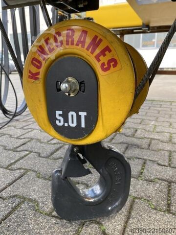 Einträger-Brückenkran mit Hubwerk, Kranbrücke 5 Tonnen, Spurweite 4650 mm, Kranhimmel, Einträgerkran DEMAG - KONECRANES CTX40410050P35FBL05