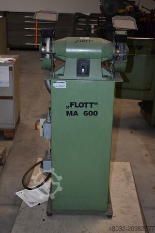 Double grinding block FLOTT TS 200 m. Absaugung MA 600