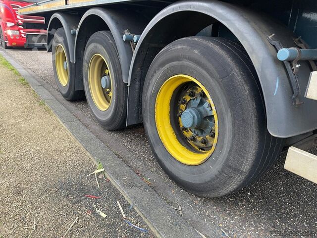 Flatbed Haan 45 T Heavy Duty / Rungen-Potholes /BPW / 2x Lif...