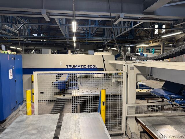 Laser punching machine TRUMPF Trumatic 600 L-1600