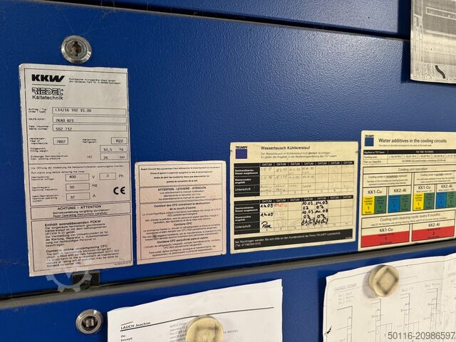 Laser punching machine TRUMPF Trumatic 600 L-1600