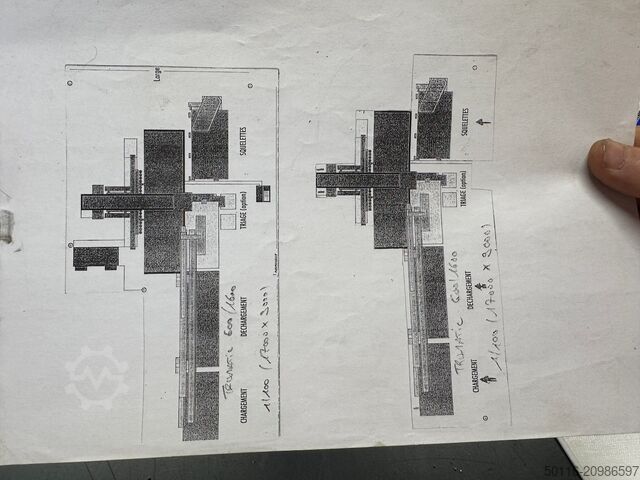 Laser punching machine TRUMPF Trumatic 600 L-1600