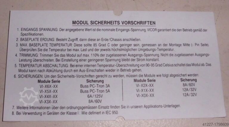 Module converter Vicor VI-241-CU